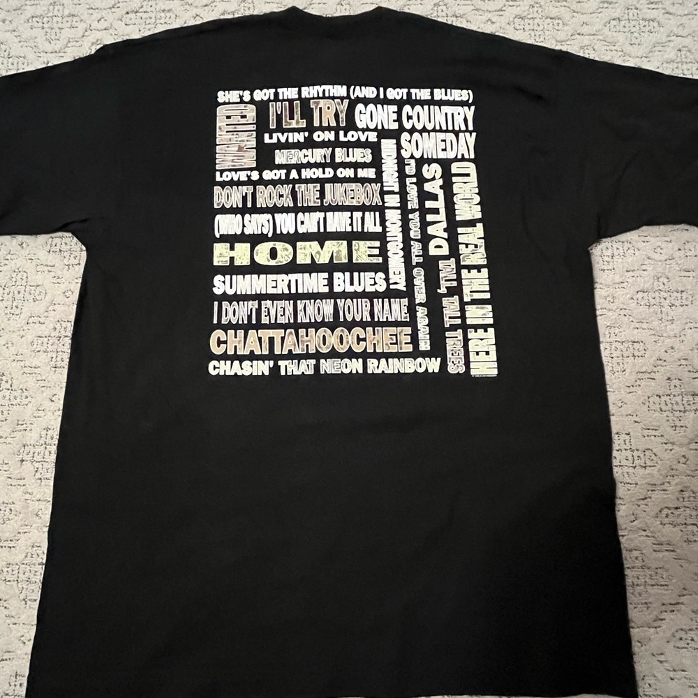 ๐ธ '96 Alan Jackson Country Artist Legend Thich Cotton Vintage Perfect 2 Side T - Picture 11 of 12